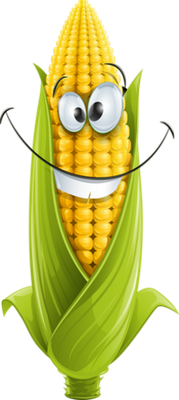 maïs - légume - alimentation - smiley émoticône émoji cartoon clipart illustration - artémotic