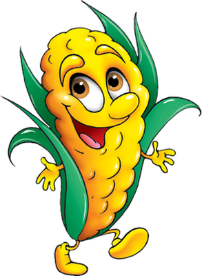 maïs - légume - alimentation - smiley émoticône émoji cartoon clipart illustration - artémotic
