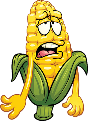 maïs - légume - alimentation - smiley émoticône émoji cartoon clipart illustration - artémotic