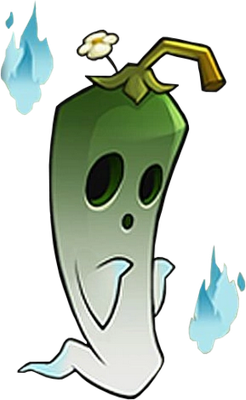 piment [Plants vs Zombies] - légume - alimentation - smiley émoticône émoji cartoon clipart illustration - artémotic