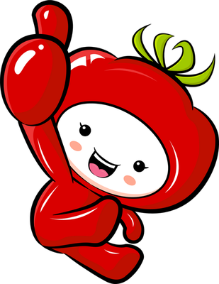 tomate - légume - alimentation - smiley émoticône émoji cartoon clipart illustration - artémotic
