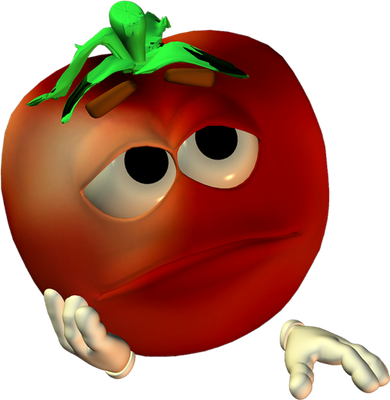 tomate - légume - alimentation - smiley émoticône émoji cartoon clipart illustration - artémotic