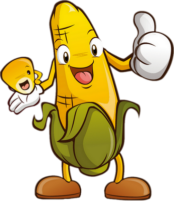maïs - légume - alimentation - smiley émoticône émoji cartoon clipart illustration - artémotic