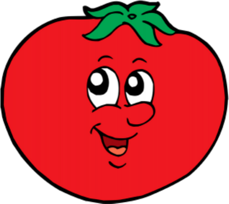 tomate - légume - alimentation - smiley émoticône émoji cartoon clipart illustration - artémotic