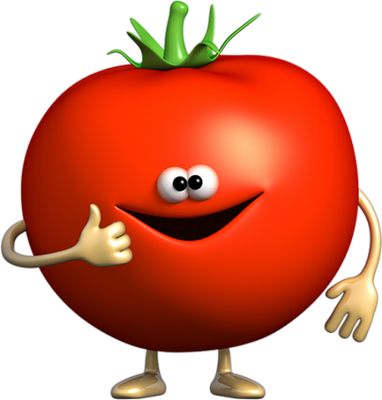 tomate - légume - alimentation - smiley émoticône émoji cartoon clipart illustration - artémotic