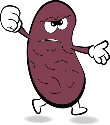 haricot - légume - alimentation - smiley émoticône émoji cartoon clipart illustration - artémotic