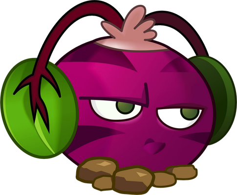 betterave - légume - alimentation - smiley émoticône émoji cartoon clipart illustration - artémotic