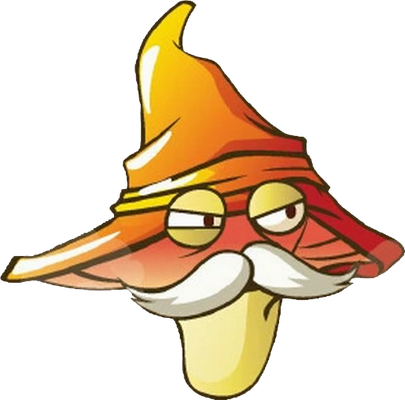 champignon [Plants vs Zombies] - légume - alimentation - smiley émoticône émoji cartoon clipart illustration - artémotic