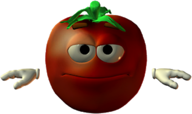 tomate - légume - alimentation - smiley émoticône émoji cartoon clipart illustration - artémotic