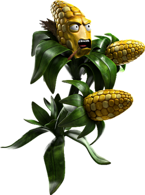 maïs [Plants vs Zombies] - légume - alimentation - smiley émoticône émoji cartoon clipart illustration - artémotic