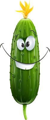 concombre - légume - alimentation - smiley émoticône émoji cartoon clipart illustration - artémotic