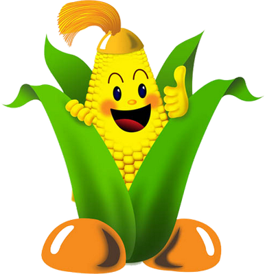 maïs - légume - alimentation - smiley émoticône émoji cartoon clipart illustration - artémotic