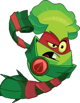 chou chinois [Plants vs Zombies] - légume - alimentation - smiley émoticône émoji cartoon clipart illustration - artémotic