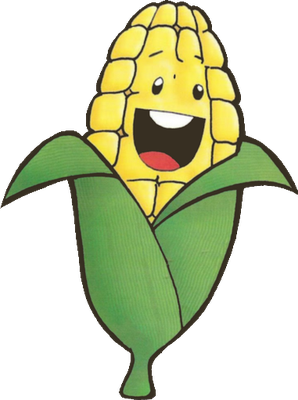 maïs - légume - alimentation - smiley émoticône émoji cartoon clipart illustration - artémotic