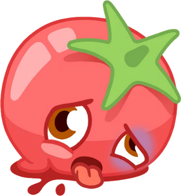 tomate - légume - alimentation - smiley émoticône émoji cartoon clipart illustration - artémotic