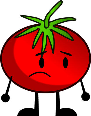 tomate - légume - alimentation - smiley émoticône émoji cartoon clipart illustration - artémotic