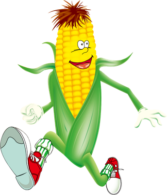 maïs - légume - alimentation - smiley émoticône émoji cartoon clipart illustration - artémotic