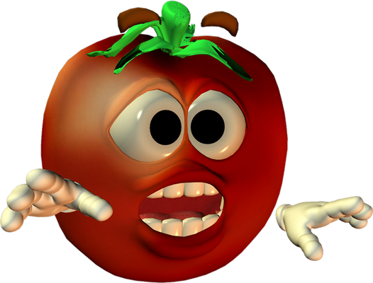 tomate - légume - alimentation - smiley émoticône émoji cartoon clipart illustration - artémotic