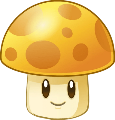 champignon [Plants vs Zombies] - légume - alimentation - smiley émoticône émoji cartoon clipart illustration - artémotic