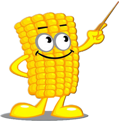 maïs - légume - alimentation - smiley émoticône émoji cartoon clipart illustration - artémotic