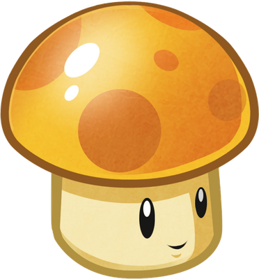 champignon [Plants vs Zombies] - légume - alimentation - smiley émoticône émoji cartoon clipart illustration - artémotic