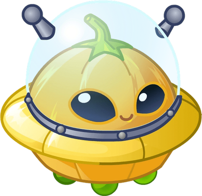 courge [Plants vs Zombies] - légume - alimentation - smiley émoticône émoji cartoon clipart illustration - artémotic