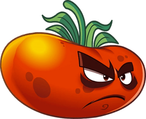 légume [Plants vs Zombies] - alimentation - smiley émoticône émoji cartoon clipart illustration - artémotic