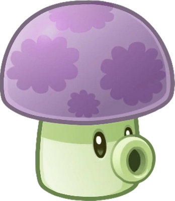 champignon [Plants vs Zombies] - légume - alimentation - smiley émoticône émoji cartoon clipart illustration - artémotic
