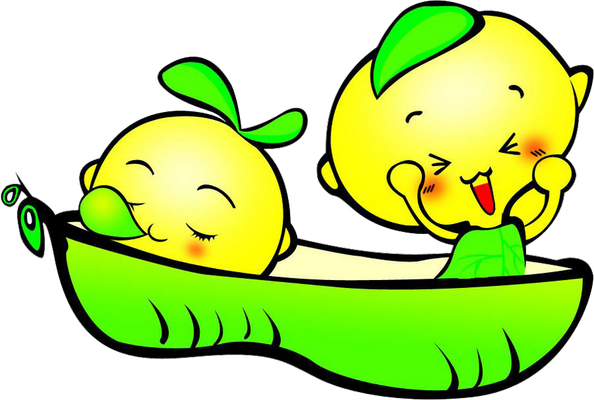 petit pois - légume - alimentation - smiley émoticône émoji cartoon clipart illustration - artémotic