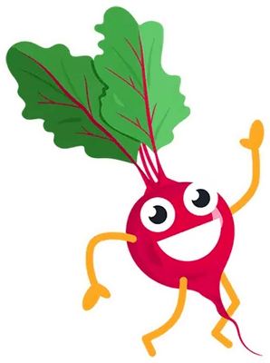 betterave - légume - alimentation - smiley émoticône émoji cartoon clipart illustration - artémotic