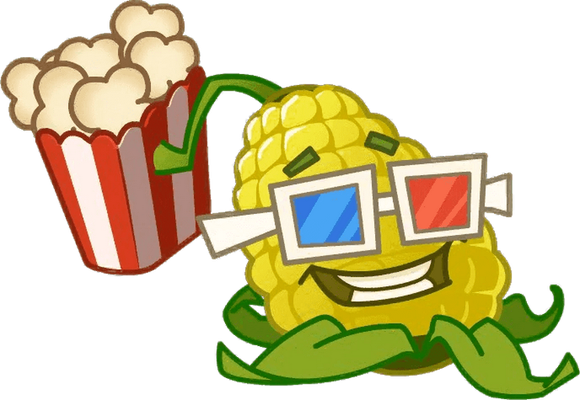 maïs [Plants vs Zombies] - légume - alimentation - smiley émoticône émoji cartoon clipart illustration - artémotic