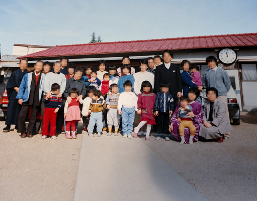1984年頃の丸亀聖書教会の集合写真