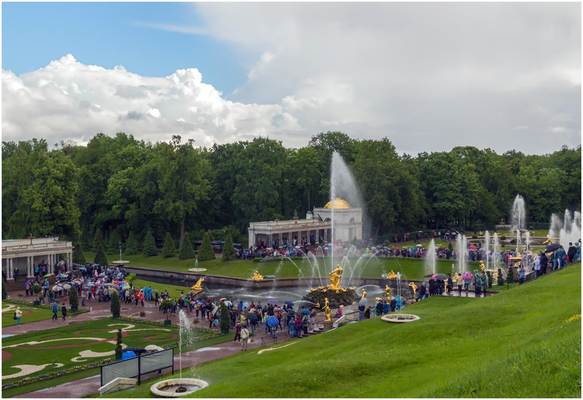Zahlreiche Wasserspiele