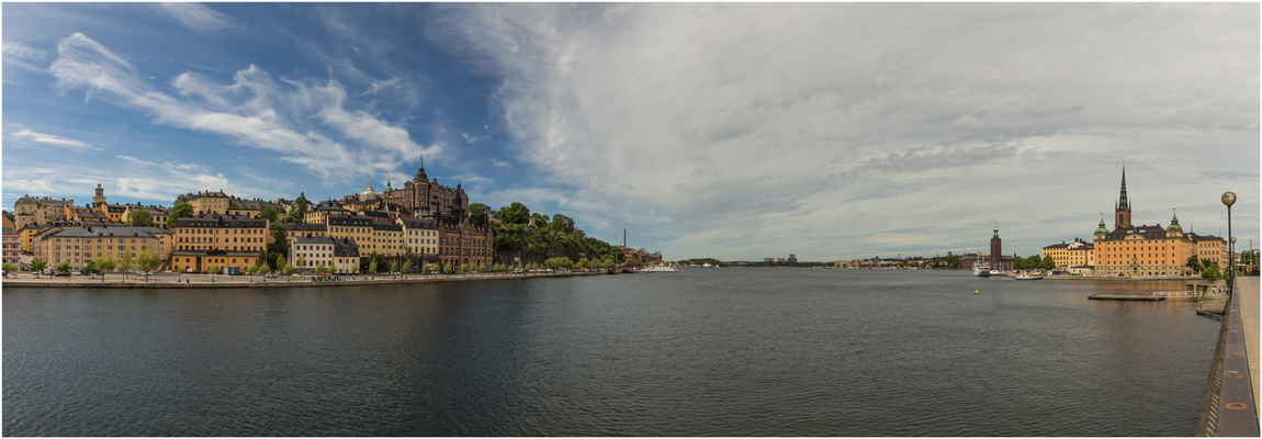 Panorama von Södermalm bis Riddarholmen