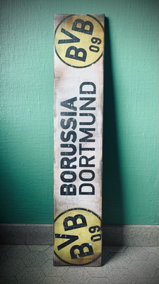 BVB Board, Holz, 100x20cm - CHF 220 - (VERKAUFT)
