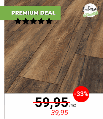 Premium Deal Laminaat Donderkbruin Eiken XL