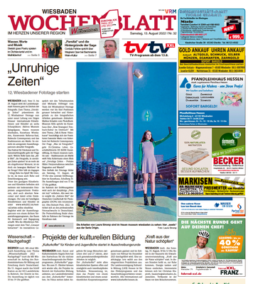 2022 Wiesbaden Wochenblatt, Titelblatt