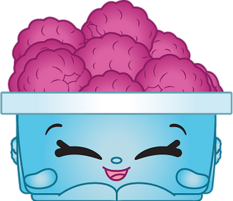 framboise [Shopkins] - fruit - alimentation - smiley émoticône émoji cartoon clipart illustration - artémotic