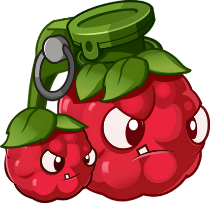 fruit [Plants vs Zombies] - alimentation - smiley émoticône émoji cartoon clipart illustration - artémotic