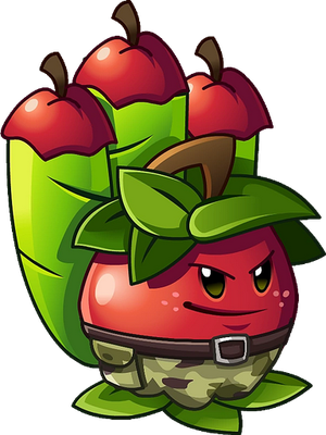 fruit [Plants vs Zombies] - alimentation - smiley émoticône émoji cartoon clipart illustration - artémotic