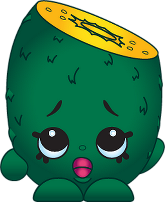 fruit [Shopkins] - alimentation - smiley émoticône émoji cartoon clipart illustration - artémotic