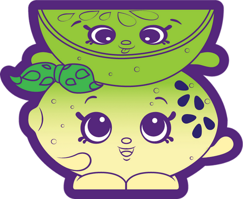 fruit [Shopkins] - alimentation - smiley émoticône émoji cartoon clipart illustration - artémotic