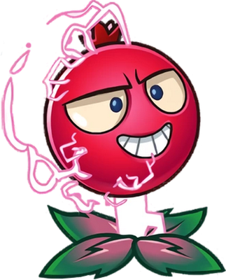 fruit [Plants vs Zombies] - alimentation - smiley émoticône émoji cartoon clipart illustration - artémotic