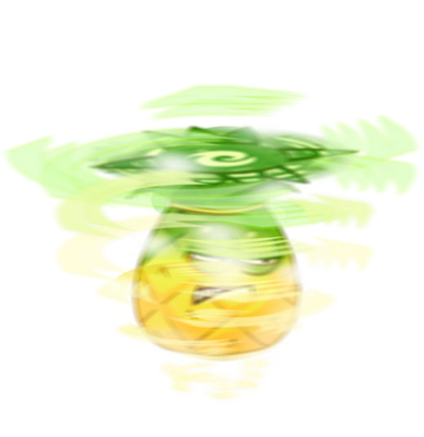 fruit [Plants vs Zombies] - alimentation - smiley émoticône émoji cartoon clipart illustration - artémotic