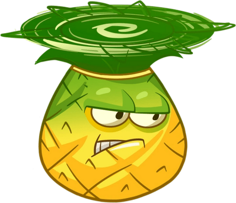 fruit [Plants vs Zombies] - alimentation - smiley émoticône émoji cartoon clipart illustration - artémotic