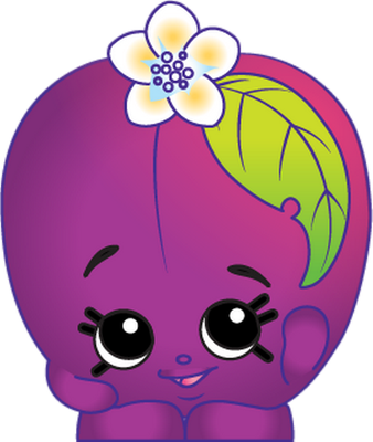 fruit [Shopkins] - alimentation - smiley émoticône émoji cartoon clipart illustration - artémotic