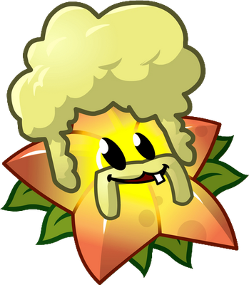 carambole  [Plants vs Zombies] - fruit - alimentation - smiley émoticône émoji cartoon clipart illustration - artémotic