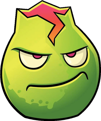 fruit [Plants vs Zombies] - alimentation - smiley émoticône émoji cartoon clipart illustration - artémotic