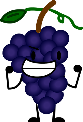 raisin - fruit - alimentation - smiley émoticône émoji cartoon clipart illustration - artémotic