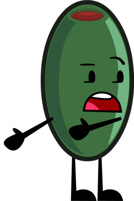 olive - fruit - alimentation - smiley émoticône émoji cartoon clipart illustration - artémotic